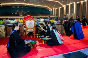 มรภ.เทพสตรี จัดฝึกซ้อมพิธีพระราชทานปริญญาบัตร ประจำปี พ.ศ. 2568