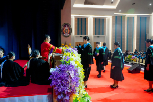 มรภ.เทพสตรี จัดฝึกซ้อมพิธีพระราชทานปริญญาบัตร ประจำปี พ.ศ. 2568