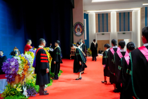 มรภ.เทพสตรี จัดฝึกซ้อมพิธีพระราชทานปริญญาบัตร ประจำปี พ.ศ. 2568