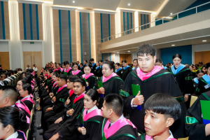 มรภ.เทพสตรี จัดฝึกซ้อมพิธีพระราชทานปริญญาบัตร ประจำปี พ.ศ. 2568