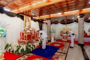 มรภ.เทพสตรี ร่วมพิธีบำเพ็ญกุศลครบสัตตมวาร เพื่ออุทิศถวายพระราชกุศลแด่ สมเด็จพระนางเจ้าสิริกิติ์ พระบรมราชินีนาถ พระบรมราชชนนีพันปีหลวง