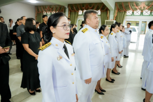 มรภ.เทพสตรี จัดพิธีน้อมถวายความอาลัย สมเด็จพระนางเจ้าสิริกิติ์ พระบรมราชินีนาถ พระบรมราชชนนีพันปีหลวง