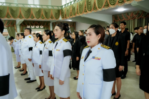 มรภ.เทพสตรี จัดพิธีน้อมถวายความอาลัย สมเด็จพระนางเจ้าสิริกิติ์ พระบรมราชินีนาถ พระบรมราชชนนีพันปีหลวง