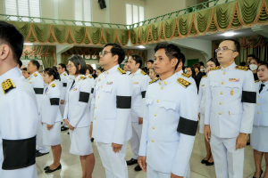 มรภ.เทพสตรี จัดพิธีน้อมถวายความอาลัย สมเด็จพระนางเจ้าสิริกิติ์ พระบรมราชินีนาถ พระบรมราชชนนีพันปีหลวง