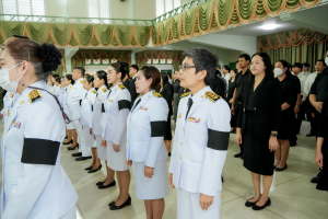 มรภ.เทพสตรี จัดพิธีน้อมถวายความอาลัย สมเด็จพระนางเจ้าสิริกิติ์ พระบรมราชินีนาถ พระบรมราชชนนีพันปีหลวง