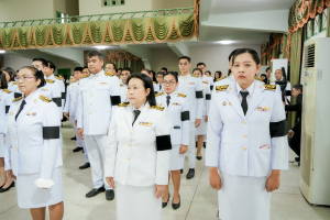 มรภ.เทพสตรี จัดพิธีน้อมถวายความอาลัย สมเด็จพระนางเจ้าสิริกิติ์ พระบรมราชินีนาถ พระบรมราชชนนีพันปีหลวง