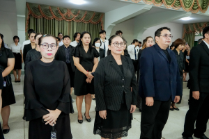 มรภ.เทพสตรี จัดพิธีน้อมถวายความอาลัย สมเด็จพระนางเจ้าสิริกิติ์ พระบรมราชินีนาถ พระบรมราชชนนีพันปีหลวง