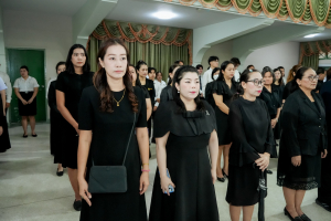 มรภ.เทพสตรี จัดพิธีน้อมถวายความอาลัย สมเด็จพระนางเจ้าสิริกิติ์ พระบรมราชินีนาถ พระบรมราชชนนีพันปีหลวง