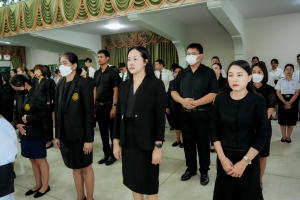 มรภ.เทพสตรี จัดพิธีน้อมถวายความอาลัย สมเด็จพระนางเจ้าสิริกิติ์ พระบรมราชินีนาถ พระบรมราชชนนีพันปีหลวง
