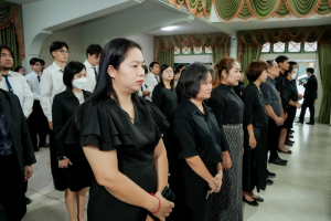 มรภ.เทพสตรี จัดพิธีน้อมถวายความอาลัย สมเด็จพระนางเจ้าสิริกิติ์ พระบรมราชินีนาถ พระบรมราชชนนีพันปีหลวง