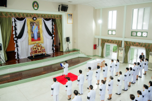 มรภ.เทพสตรี จัดพิธีน้อมถวายความอาลัย สมเด็จพระนางเจ้าสิริกิติ์ พระบรมราชินีนาถ พระบรมราชชนนีพันปีหลวง