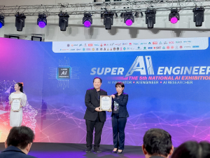 หน่วยบ่มเพาะปัญญาประดิษฐ์ มรภ.เทพสตรี ร่วมงาน Super AI Engineer: The 5th National AI Exhibition