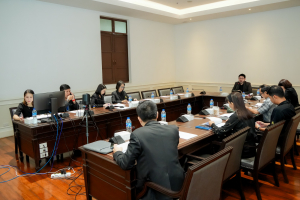 การประชุม คกก.ควบคุมภายในและบริหารจัดการความเสี่ยง มรภ.เทพสตรี ครั้งที่ 1/68