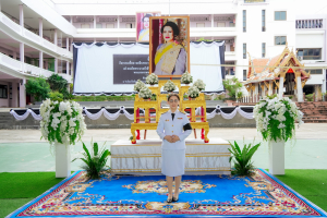 มรภ.เทพสตรี ร่วมกิจกรรมรวมพลังแห่งความภักดี และพิธีบำเพ็ญกุศลอุทิศถวายพระราชกุศลแด่ สมเด็จพระนางเจ้าสิริกิติ์ พระบรมราชินีนาถ พระบรมราชชนนีพันปีหลวง ครบปัณรสมวาร