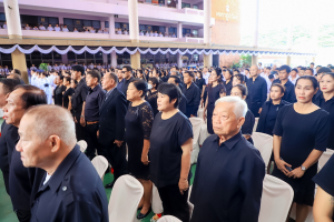 มรภ.เทพสตรี ร่วมกิจกรรมรวมพลังแห่งความภักดี และพิธีบำเพ็ญกุศลอุทิศถวายพระราชกุศลแด่ สมเด็จพระนางเจ้าสิริกิติ์ พระบรมราชินีนาถ พระบรมราชชนนีพันปีหลวง ครบปัณรสมวาร