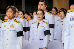 มรภ.เทพสตรี ร่วมกิจกรรมรวมพลังแห่งความภักดี และพิธีบำเพ็ญกุศลอุทิศถวายพระราชกุศลแด่ สมเด็จพระนางเจ้าสิริกิติ์ พระบรมราชินีนาถ พระบรมราชชนนีพันปีหลวง ครบปัณรสมวาร
