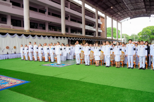 มรภ.เทพสตรี ร่วมกิจกรรมรวมพลังแห่งความภักดี และพิธีบำเพ็ญกุศลอุทิศถวายพระราชกุศลแด่ สมเด็จพระนางเจ้าสิริกิติ์ พระบรมราชินีนาถ พระบรมราชชนนีพันปีหลวง ครบปัณรสมวาร