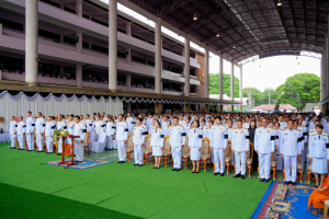 มรภ.เทพสตรี ร่วมกิจกรรมรวมพลังแห่งความภักดี และพิธีบำเพ็ญกุศลอุทิศถวายพระราชกุศลแด่ สมเด็จพระนางเจ้าสิริกิติ์ พระบรมราชินีนาถ พระบรมราชชนนีพันปีหลวง ครบปัณรสมวาร