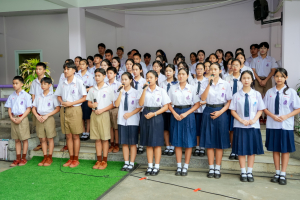 มรภ.เทพสตรี ร่วมกิจกรรมรวมพลังแห่งความภักดี และพิธีบำเพ็ญกุศลอุทิศถวายพระราชกุศลแด่ สมเด็จพระนางเจ้าสิริกิติ์ พระบรมราชินีนาถ พระบรมราชชนนีพันปีหลวง ครบปัณรสมวาร