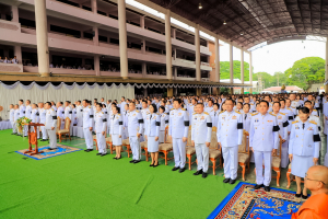 มรภ.เทพสตรี ร่วมกิจกรรมรวมพลังแห่งความภักดี และพิธีบำเพ็ญกุศลอุทิศถวายพระราชกุศลแด่ สมเด็จพระนางเจ้าสิริกิติ์ พระบรมราชินีนาถ พระบรมราชชนนีพันปีหลวง ครบปัณรสมวาร