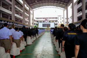 มรภ.เทพสตรี ร่วมกิจกรรมรวมพลังแห่งความภักดี และพิธีบำเพ็ญกุศลอุทิศถวายพระราชกุศลแด่ สมเด็จพระนางเจ้าสิริกิติ์ พระบรมราชินีนาถ พระบรมราชชนนีพันปีหลวง ครบปัณรสมวาร