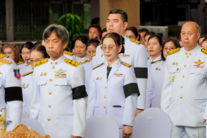 มรภ.เทพสตรี ร่วมกิจกรรมรวมพลังแห่งความภักดี และพิธีบำเพ็ญกุศลอุทิศถวายพระราชกุศลแด่ สมเด็จพระนางเจ้าสิริกิติ์ พระบรมราชินีนาถ พระบรมราชชนนีพันปีหลวง ครบปัณรสมวาร