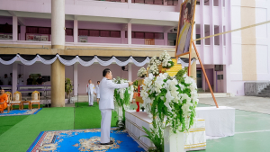 มรภ.เทพสตรี ร่วมกิจกรรมรวมพลังแห่งความภักดี และพิธีบำเพ็ญกุศลอุทิศถวายพระราชกุศลแด่ สมเด็จพระนางเจ้าสิริกิติ์ พระบรมราชินีนาถ พระบรมราชชนนีพันปีหลวง ครบปัณรสมวาร