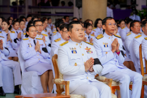 มรภ.เทพสตรี ร่วมกิจกรรมรวมพลังแห่งความภักดี และพิธีบำเพ็ญกุศลอุทิศถวายพระราชกุศลแด่ สมเด็จพระนางเจ้าสิริกิติ์ พระบรมราชินีนาถ พระบรมราชชนนีพันปีหลวง ครบปัณรสมวาร