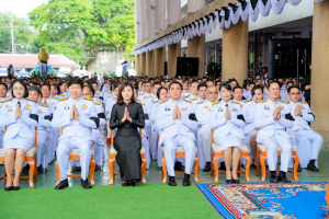 มรภ.เทพสตรี ร่วมกิจกรรมรวมพลังแห่งความภักดี และพิธีบำเพ็ญกุศลอุทิศถวายพระราชกุศลแด่ สมเด็จพระนางเจ้าสิริกิติ์ พระบรมราชินีนาถ พระบรมราชชนนีพันปีหลวง ครบปัณรสมวาร