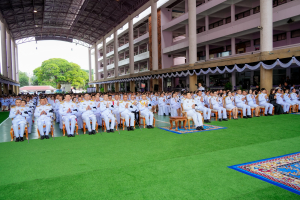 มรภ.เทพสตรี ร่วมกิจกรรมรวมพลังแห่งความภักดี และพิธีบำเพ็ญกุศลอุทิศถวายพระราชกุศลแด่ สมเด็จพระนางเจ้าสิริกิติ์ พระบรมราชินีนาถ พระบรมราชชนนีพันปีหลวง ครบปัณรสมวาร