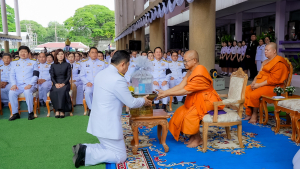 มรภ.เทพสตรี ร่วมกิจกรรมรวมพลังแห่งความภักดี และพิธีบำเพ็ญกุศลอุทิศถวายพระราชกุศลแด่ สมเด็จพระนางเจ้าสิริกิติ์ พระบรมราชินีนาถ พระบรมราชชนนีพันปีหลวง ครบปัณรสมวาร