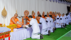 มรภ.เทพสตรี ร่วมกิจกรรมรวมพลังแห่งความภักดี และพิธีบำเพ็ญกุศลอุทิศถวายพระราชกุศลแด่ สมเด็จพระนางเจ้าสิริกิติ์ พระบรมราชินีนาถ พระบรมราชชนนีพันปีหลวง ครบปัณรสมวาร