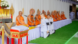 มรภ.เทพสตรี ร่วมกิจกรรมรวมพลังแห่งความภักดี และพิธีบำเพ็ญกุศลอุทิศถวายพระราชกุศลแด่ สมเด็จพระนางเจ้าสิริกิติ์ พระบรมราชินีนาถ พระบรมราชชนนีพันปีหลวง ครบปัณรสมวาร