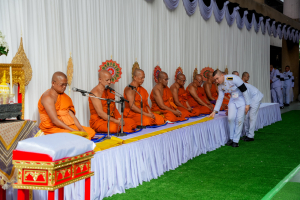 มรภ.เทพสตรี ร่วมกิจกรรมรวมพลังแห่งความภักดี และพิธีบำเพ็ญกุศลอุทิศถวายพระราชกุศลแด่ สมเด็จพระนางเจ้าสิริกิติ์ พระบรมราชินีนาถ พระบรมราชชนนีพันปีหลวง ครบปัณรสมวาร