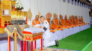 มรภ.เทพสตรี ร่วมกิจกรรมรวมพลังแห่งความภักดี และพิธีบำเพ็ญกุศลอุทิศถวายพระราชกุศลแด่ สมเด็จพระนางเจ้าสิริกิติ์ พระบรมราชินีนาถ พระบรมราชชนนีพันปีหลวง ครบปัณรสมวาร