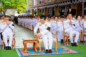 มรภ.เทพสตรี ร่วมกิจกรรมรวมพลังแห่งความภักดี และพิธีบำเพ็ญกุศลอุทิศถวายพระราชกุศลแด่ สมเด็จพระนางเจ้าสิริกิติ์ พระบรมราชินีนาถ พระบรมราชชนนีพันปีหลวง ครบปัณรสมวาร