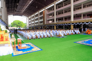 มรภ.เทพสตรี ร่วมกิจกรรมรวมพลังแห่งความภักดี และพิธีบำเพ็ญกุศลอุทิศถวายพระราชกุศลแด่ สมเด็จพระนางเจ้าสิริกิติ์ พระบรมราชินีนาถ พระบรมราชชนนีพันปีหลวง ครบปัณรสมวาร