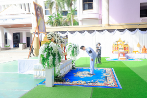 มรภ.เทพสตรี ร่วมกิจกรรมรวมพลังแห่งความภักดี และพิธีบำเพ็ญกุศลอุทิศถวายพระราชกุศลแด่ สมเด็จพระนางเจ้าสิริกิติ์ พระบรมราชินีนาถ พระบรมราชชนนีพันปีหลวง ครบปัณรสมวาร