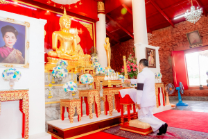 มรภ.เทพสตรี ร่วมพิธีบำเพ็ญกุศลครบปัณรสมวาร เพื่ออุทิศถวายพระราชกุศลแด่ สมเด็จพระนางเจ้าสิริกิติ์ พระบรมราชินีนาถ พระบรมราชชนนีพันปีหลวง