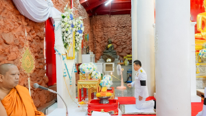 มรภ.เทพสตรี ร่วมพิธีบำเพ็ญกุศลครบปัณรสมวาร เพื่ออุทิศถวายพระราชกุศลแด่ สมเด็จพระนางเจ้าสิริกิติ์ พระบรมราชินีนาถ พระบรมราชชนนีพันปีหลวง