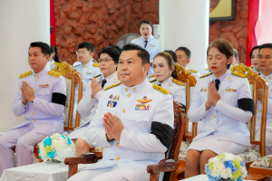 มรภ.เทพสตรี ร่วมพิธีบำเพ็ญกุศลครบปัณรสมวาร เพื่ออุทิศถวายพระราชกุศลแด่ สมเด็จพระนางเจ้าสิริกิติ์ พระบรมราชินีนาถ พระบรมราชชนนีพันปีหลวง