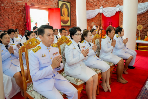 มรภ.เทพสตรี ร่วมพิธีบำเพ็ญกุศลครบปัณรสมวาร เพื่ออุทิศถวายพระราชกุศลแด่ สมเด็จพระนางเจ้าสิริกิติ์ พระบรมราชินีนาถ พระบรมราชชนนีพันปีหลวง