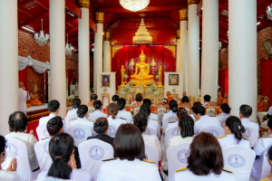 มรภ.เทพสตรี ร่วมพิธีบำเพ็ญกุศลครบปัณรสมวาร เพื่ออุทิศถวายพระราชกุศลแด่ สมเด็จพระนางเจ้าสิริกิติ์ พระบรมราชินีนาถ พระบรมราชชนนีพันปีหลวง