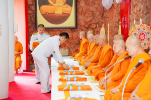มรภ.เทพสตรี ร่วมพิธีบำเพ็ญกุศลครบปัณรสมวาร เพื่ออุทิศถวายพระราชกุศลแด่ สมเด็จพระนางเจ้าสิริกิติ์ พระบรมราชินีนาถ พระบรมราชชนนีพันปีหลวง