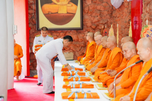 มรภ.เทพสตรี ร่วมพิธีบำเพ็ญกุศลครบปัณรสมวาร เพื่ออุทิศถวายพระราชกุศลแด่ สมเด็จพระนางเจ้าสิริกิติ์ พระบรมราชินีนาถ พระบรมราชชนนีพันปีหลวง