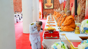 มรภ.เทพสตรี ร่วมพิธีบำเพ็ญกุศลครบปัณรสมวาร เพื่ออุทิศถวายพระราชกุศลแด่ สมเด็จพระนางเจ้าสิริกิติ์ พระบรมราชินีนาถ พระบรมราชชนนีพันปีหลวง