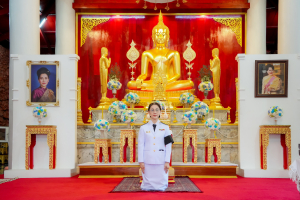 มรภ.เทพสตรี ร่วมพิธีบำเพ็ญกุศลครบปัณรสมวาร เพื่ออุทิศถวายพระราชกุศลแด่ สมเด็จพระนางเจ้าสิริกิติ์ พระบรมราชินีนาถ พระบรมราชชนนีพันปีหลวง