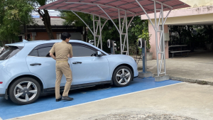 มรภ.เทพสตรี ตรวจสอบและอำนวยความสะดวกจุดให้บริการชาร์จรถยนต์ไฟฟ้า รองรับการใช้งานช่วงเดือนธันวาคม 2567 