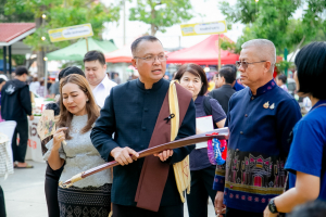 มรภ.เทพสตรี ร่วมกับเทศบาลตำบลป่าตาล และภาคีเครือข่าย จัดตลาดลาวเวียงบ้านป่าตาล 
