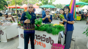 มรภ.เทพสตรี ร่วมกับเทศบาลตำบลป่าตาล และภาคีเครือข่าย จัดตลาดลาวเวียงบ้านป่าตาล 